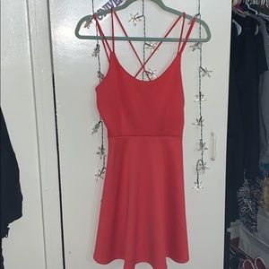 Coral dress